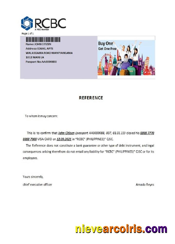 Philippines RCBC closure reference